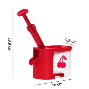 ВИШНЕВЫЙ ПЕТТЕР С КОНТЕЙНЕРОМ для удаления косточек и присоской