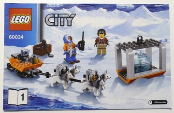LEGO INSTRUKCJA CITY 60034 Helikopter Bazy nr.1