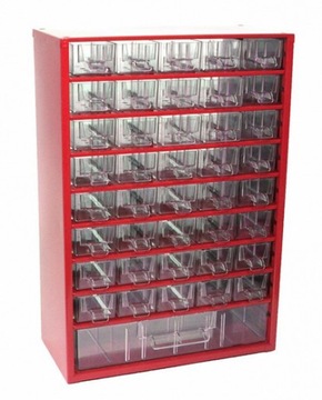 METALOWA SZAFKA ORGANIZER 41 SZUFLAD