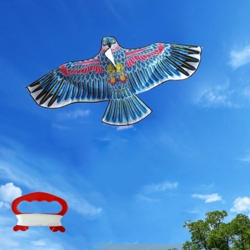 Огромные воздушные змеи Eagle, легкие в использовании воздушные змеи, большие воздушные змеи Eagle для синего цвета лужайки на открытом воздухе