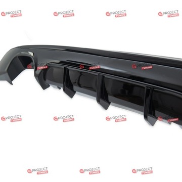 ZADNÍ DIFUZOR GLOSS BLACK BMW 2 (F22) COUPE (F23) CABRIO 2012-OBECNIE
