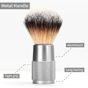 Bambow, Помазок для бритья Vegan, Серебро