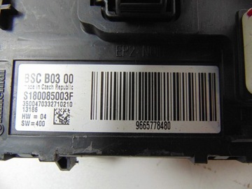 МОДУЛЬ BSC PEUGEOT PARTNER III 2008- 1.6 HDI 9665778480