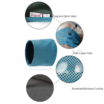 ЛЕТНИЙ ШАРФ ДЛЯ СОБАКИ ЛЕДЯНОЙ ОШЕЙНИК