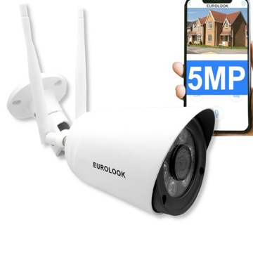 Kamera zewnętrzna IP WIFI 5MPX NOCNA po polsku