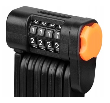 ВЕЛОСИПЕДНЫЙ ЗАМОК ДЛЯ ВЕЛОСИПЕДА, СКЛАДНОЙ КОМБИНИРОВАННЫЙ ЗАМОК, ЗАКАЛЕННАЯ СТАЛЬ