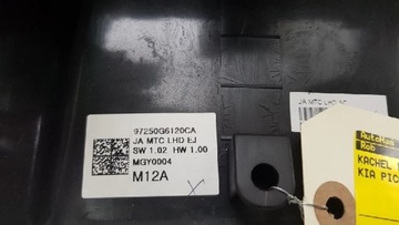 KIA PICANTO 2018 ŘÍZENÍ I SOUČÁSTKY ELEKTRICKÉ