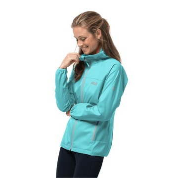Kurtka z kapturem softshell damska Jack Wolfskin L