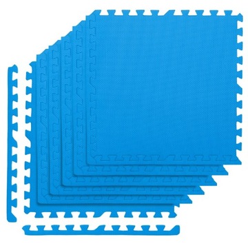 Mata Puzzle 1cm 120x180cm 6szt. siłownia podłoga do ćwiczeń ochronna GYM4