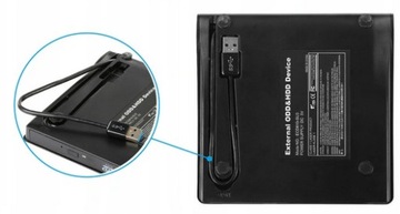 ВНЕШНИЙ DVD-РЕКОРДЕР USB 3.0 ДЛЯ НОУТБУКА