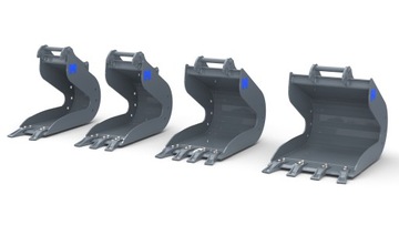 Łyżka Wacker Pogłębiona do Gliny 250 mm -Moc. HS02