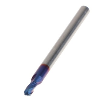 1x Frez trzpieniowy ze stali wolframowej R1,5 mm z kulką i trzpieniem CNC 1,5 mm x 4 mm