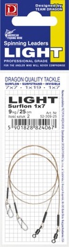 Przypon stalowy Dragon Surflon 1x7 Light 9kg 25cm