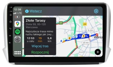 Peugeot 208 2008 Nejnovější Android Carplay Rádio Navigace