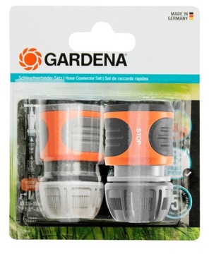 Zestaw szybkozłączy Gardena 1/2” bez stopu + ze stopem 18279-20 do węża