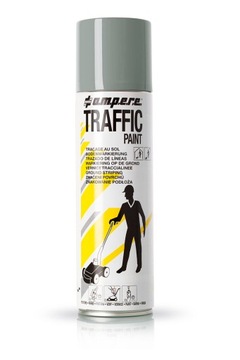 SZARA FARBA ZNAKUJĄCA DROGOWA DO MALOWANIA LINI AMPERE 500 ml WYDAJNA