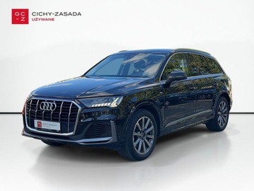 Audi Q7 II SUV Facelifting  3.0 55 TFSI 340KM 2022 Audi Q7 TFSI 4X4 340KM S-Line FVAT23 Gwarancja 2027 Matrix HAK