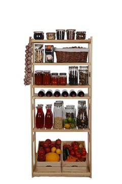 Полка для ящиков, бутылок, овощей ЛСР, 6 полок Нат