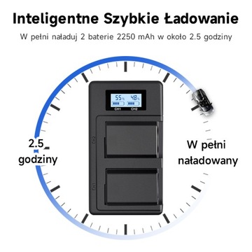 2 szt. 2250 mAh NPFW50 NP-FW50 NP FW50 Bateria do aparatu z ładowarką