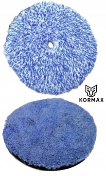 Pady z mikrofibry 125mm do docierania wosków polerowania auta zestaw 2szt