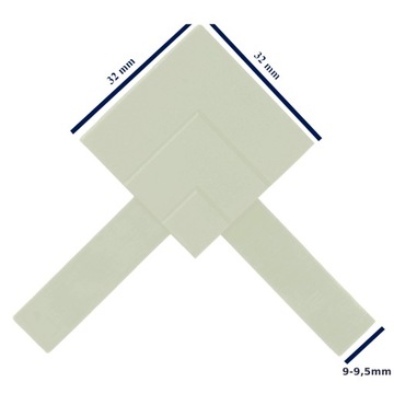 НИЖНИЕ ПЛАСТИНЫ, УГЛОВАЯ РУЧКА ДЛЯ МОСКИТНОЙ СЕТКИ, БЕЛЫЙ КОМПЛЕКТ