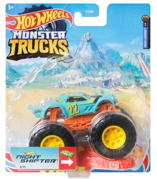 Autko NIGHT SHIFTER Monster Trucks Auta Hot Wheels