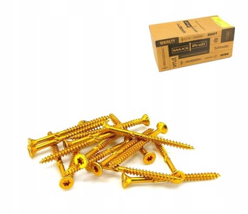 Wkręty stożkowe TORX 4x45 1000szt+BIT do drewna