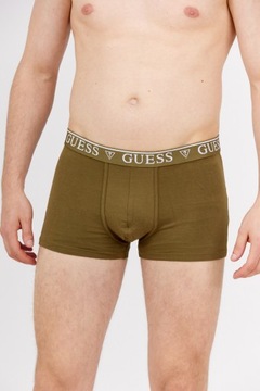 GUESS Bawełniane bokserki męskie z logo 5 pack r L