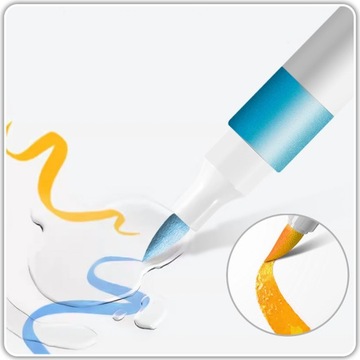 Markery akrylowe pisaki do malowania kamieni ubrań szkła drewna walizka