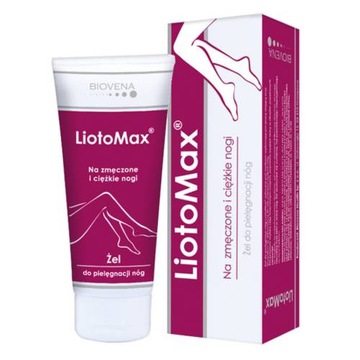 LIOTOMAX Żel na zmęczone i ciężkie nogi 75 g