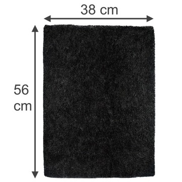 Угольный фильтр на вытяжку, универсальный карбоновый коврик 55 х 38 см, на выкройку.