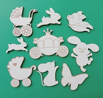 Мишка Тедди из фанеры высотой 9 см (несколько вариантов деревянного декора в стиле декупаж).