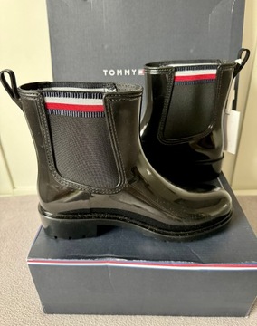 Tommy Hilfiger Kalosze Corporate Elastic Rainboot r.39