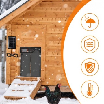 АВТОМАТИЧЕСКАЯ ДВЕРЬ ПТИЧНИКА С ДАТЧИКОМ СВЕТА ПРИВЕЛО ДИСПЛЕЙ ДИСТАНЦИОННОГО УПРАВЛЕНИЯ