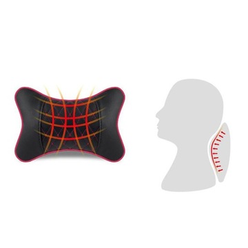 Автомобильная кожаная удобная подушка для шеи, подголовник