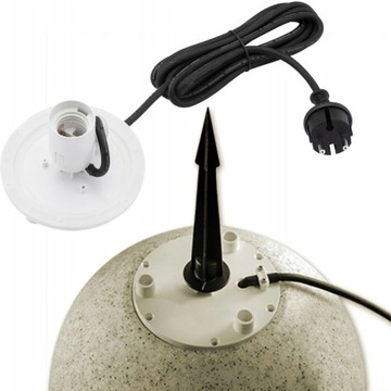 Садовый шар GROUND STONE E27 38см + 10Вт LED