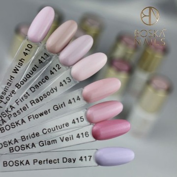 Jasnoróżowy lakier hybrydowy Bridesmaid Wish 410