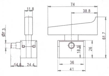 ПЕРЕКЛЮЧАТЕЛЬ GToOL ДЛЯ УГЛОВОЙ ШЛИФОВАЛЬНОЙ МАШИНЫ EINHELL