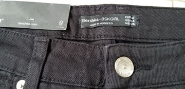 Bershka spodnie Straight Leg r. S / 36