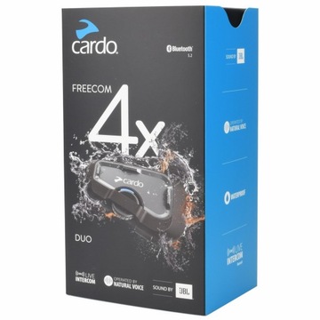 Interkom motocyklowy Cardo Freecom 4X Duo
