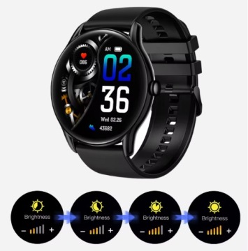 SMARTWATCH SPORTS TALKS МУЖСКИЕ ЖЕНСКИЕ ПОЛЬСКОЕ МЕНЮ ЧЕРНЫЕ 2 РЕМЕШКА