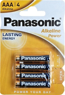 Bateria LR03 Alkaiczna Panasonic CENA za 4szt.
