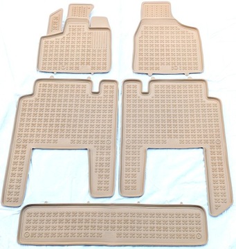 Chrysler Town&Country V 2007-2016 dywaniki beżowe korytkowe Rezaw-Plast