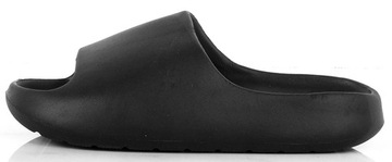 8139 ЧЕРНЫЕ РЕЗИНОВЫЕ ШЛЕПАНЦЫ, ТОЛСТАЯ ПОДОШВА 39