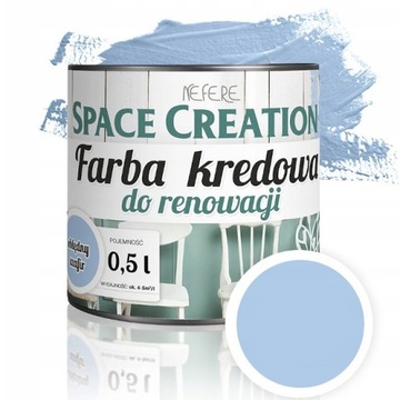 Farba kredowa do renowacji mebli szafir 0,5l