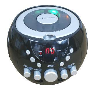 auna 10029920 Детское караоке-радио со светодиодной подсветкой