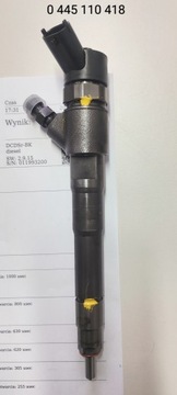 BOSCH 0 445 110 418 TRYSKA VSTŘIKOVAČE