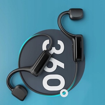 słuchawki na przewodnictwo kostne czarny