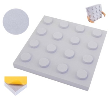 Akustický dekorovaný panel Klocek Decor Samolepicí 50x50 gr. 7 cm atesty
