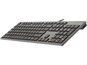 ОСТРОВНАЯ ПЛОСКАЯ КЛАВИАТУРА, LOW JOKE + 2 USB-концентратора